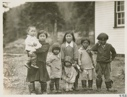 Image of Miriram Flowers and Eskimo children